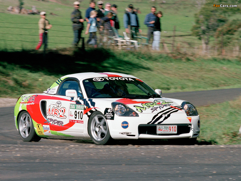 Toyota MR2 Spyder Race Car 1999–2002 photos (1024 x 768)