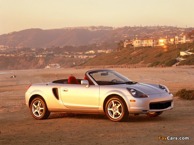 Toyota MR2 Spyder US-spec 1999–2002 wallpapers (640 x 480)