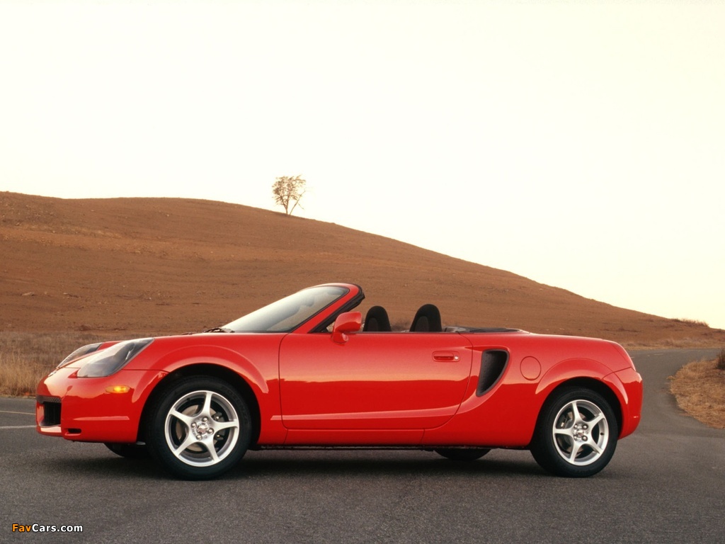 Toyota MR2 Spyder US-spec 1999–2002 wallpapers (1024 x 768)