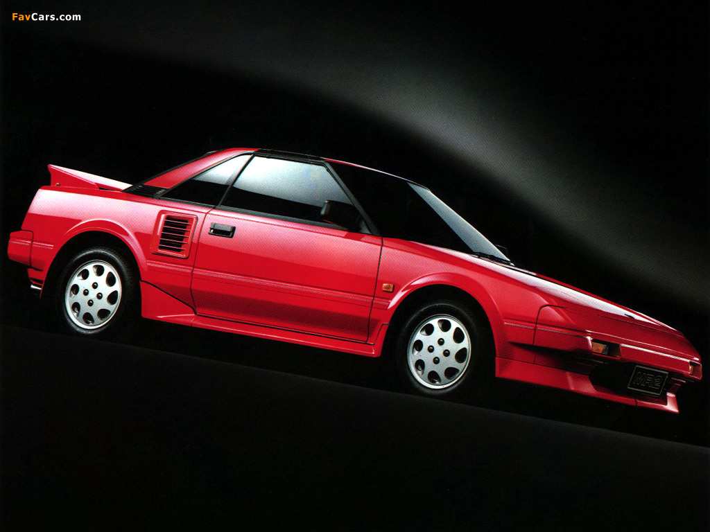 Toyota MR2 T-Bar US-spec (AW11) 1987–89 wallpapers (1024 x 768)