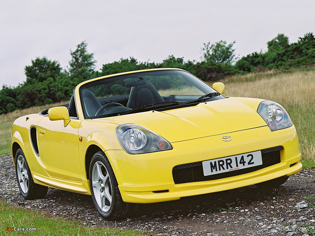 Toyota MR2 Roadster UK-spec 1999–2002 wallpapers (1024 x 768)