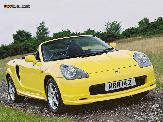 Toyota MR2 Roadster UK-spec 1999–2002 wallpapers (640 x 480)