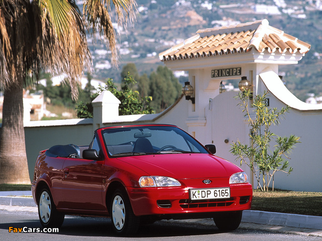 Toyota Paseo Cabrio 1996–99 wallpapers (640 x 480)