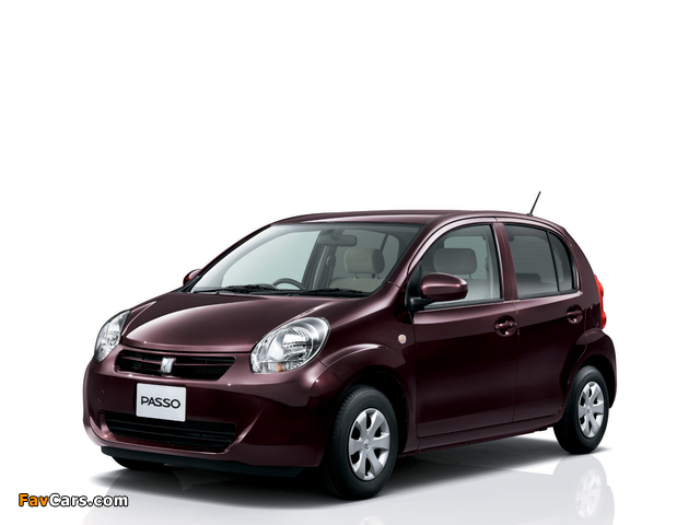 Toyota Passo 1.0 X (KGC30) 2010 photos (640 x 480)