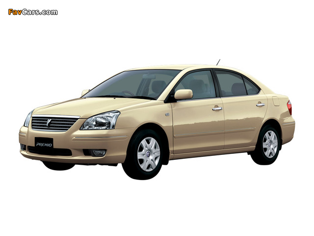 Toyota Premio (T240) 2001–07 photos (640 x 480)