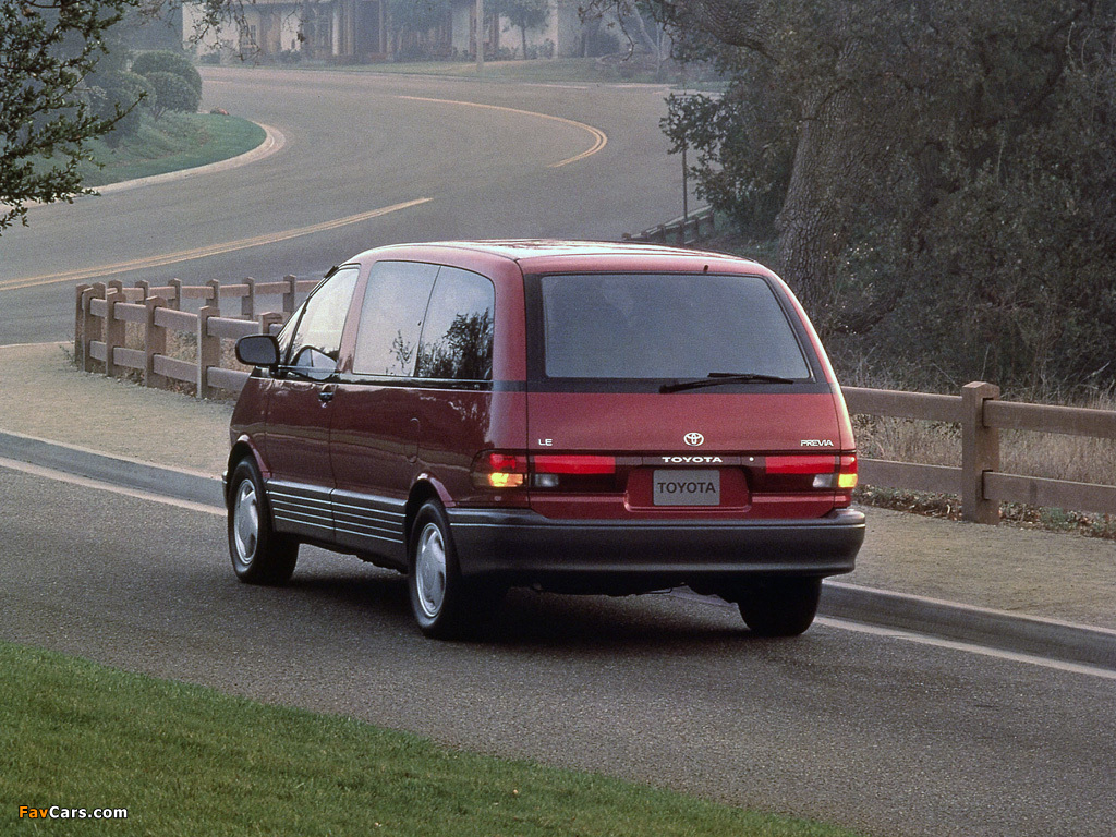 Images of Toyota Previa US-spec 1990–2000 (1024 x 768)