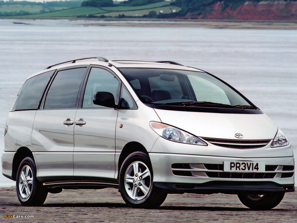 Photos of Toyota Previa UK-spec 2000–05 (1024 x 768)