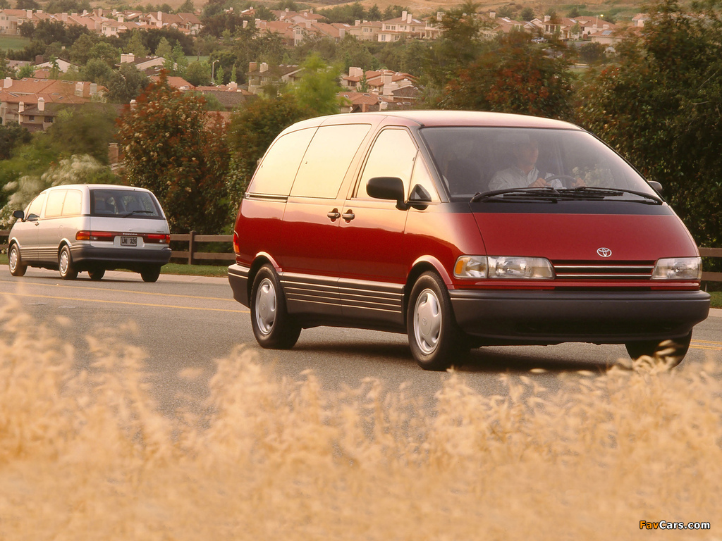 Pictures of Toyota Previa US-spec 1990–2000 (1024 x 768)