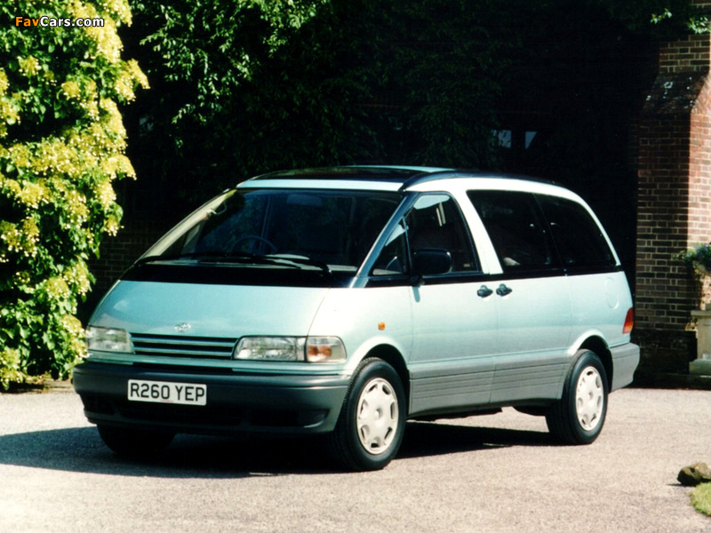 Toyota Previa UK-spec 1990–2000 images (800 x 600)
