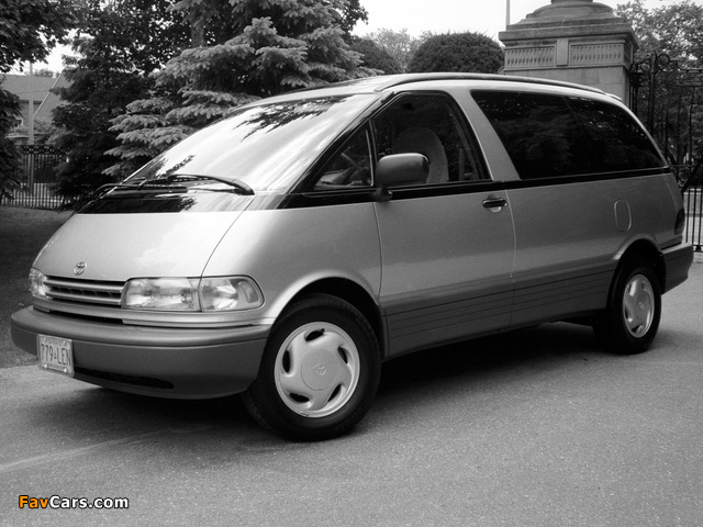 Toyota Previa US-spec 1990–2000 images (640 x 480)