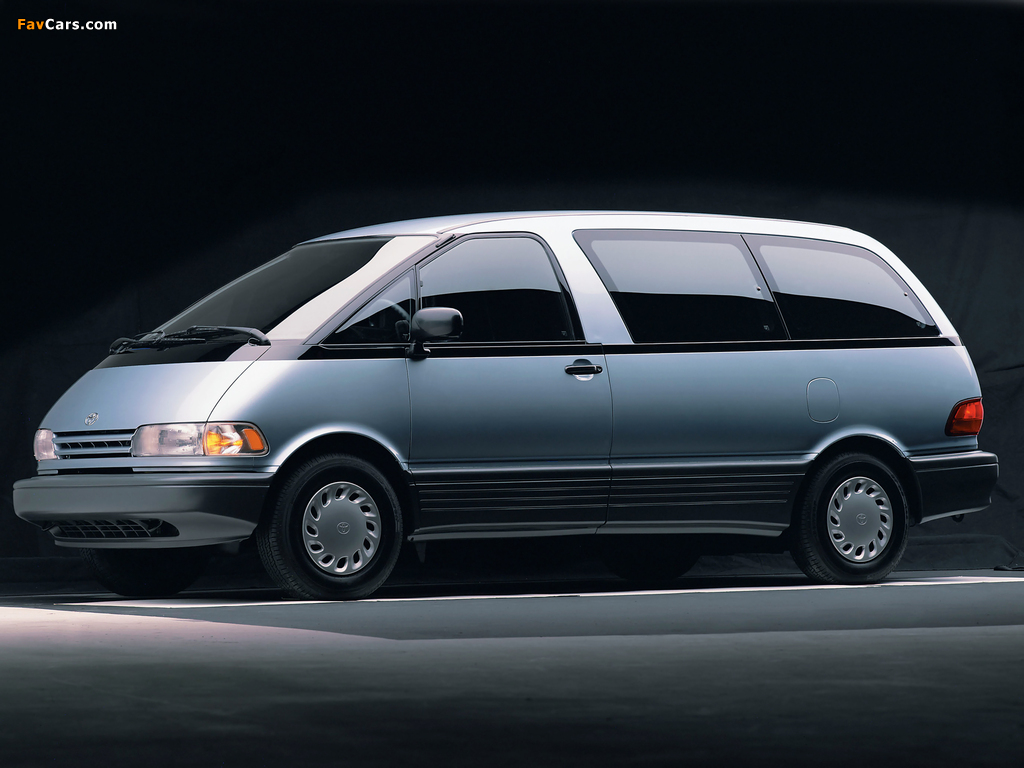 Toyota Previa US-spec 1990–2000 wallpapers (1024 x 768)