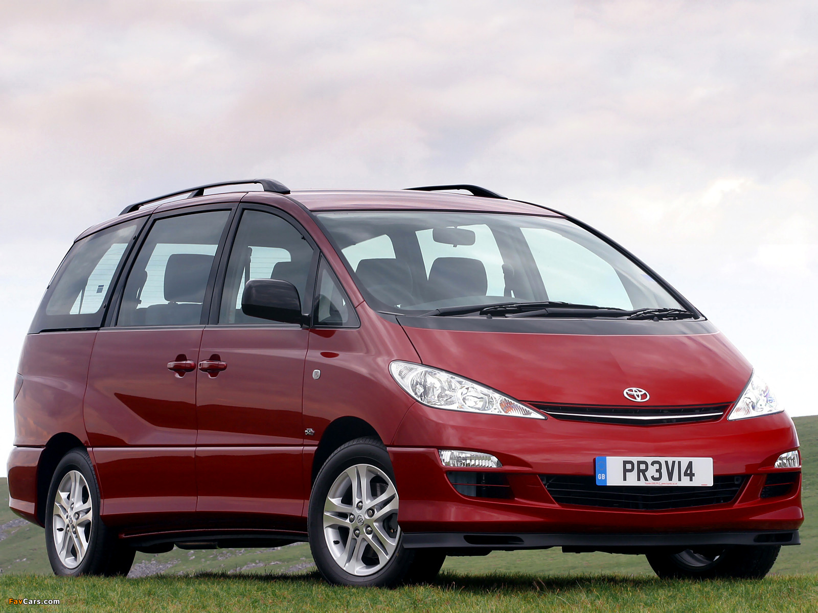 Toyota Previa UK-spec 2005–07 photos (1600 x 1200)