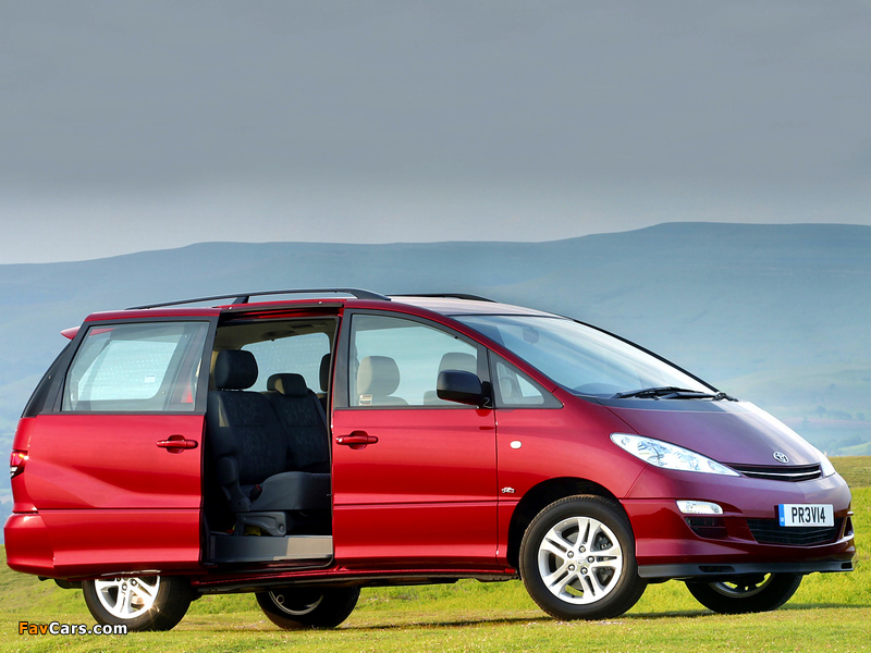 Toyota Previa UK-spec 2005–07 pictures (800 x 600)