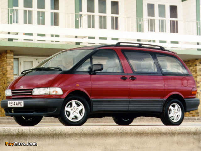 Toyota Previa UK-spec 1990–2000 wallpapers (640 x 480)