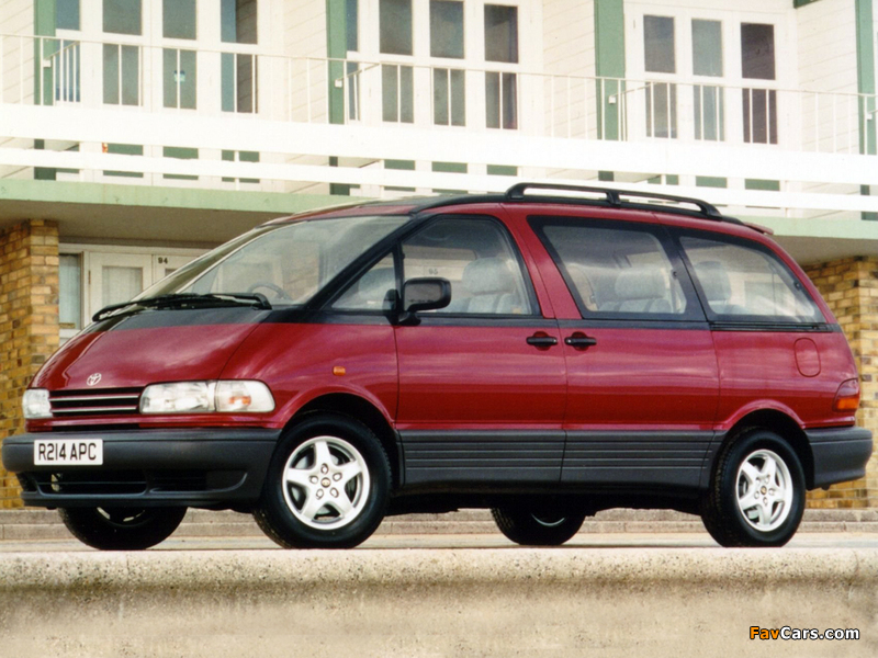 Toyota Previa UK-spec 1990–2000 wallpapers (800 x 600)