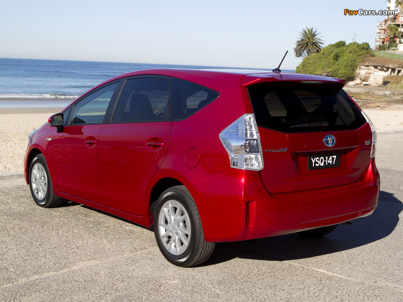 Photos of Toyota Prius v AU-spec (ZVW40W) 2012 (800 x 600)