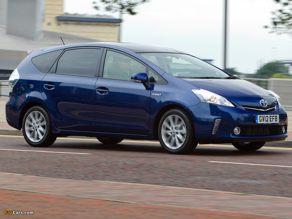 Photos of Toyota Prius+ UK-spec (ZVW40W) 2012 (1024 x 768)