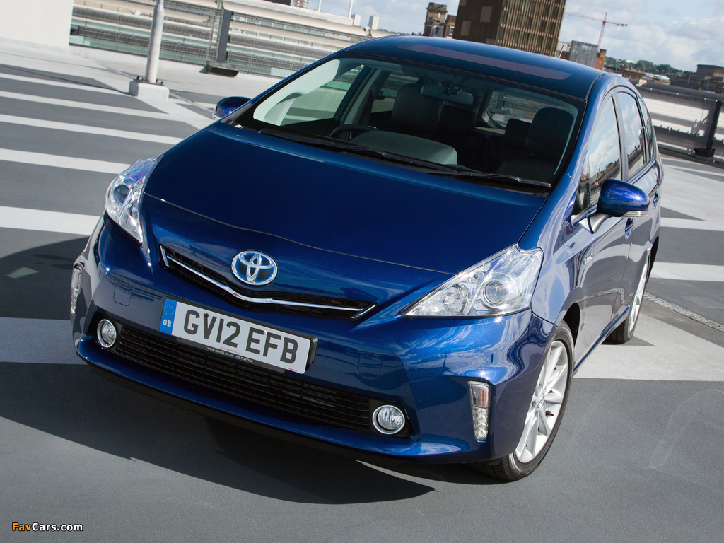 Photos of Toyota Prius+ UK-spec (ZVW40W) 2012 (1024 x 768)