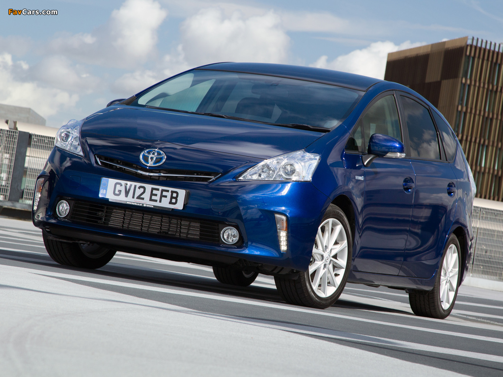 Pictures of Toyota Prius+ UK-spec (ZVW40W) 2012 (1024 x 768)