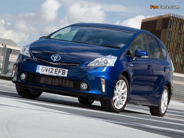 Pictures of Toyota Prius+ UK-spec (ZVW40W) 2012 (640 x 480)