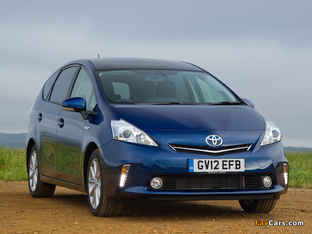 Toyota Prius+ UK-spec (ZVW40W) 2012 images (640 x 480)