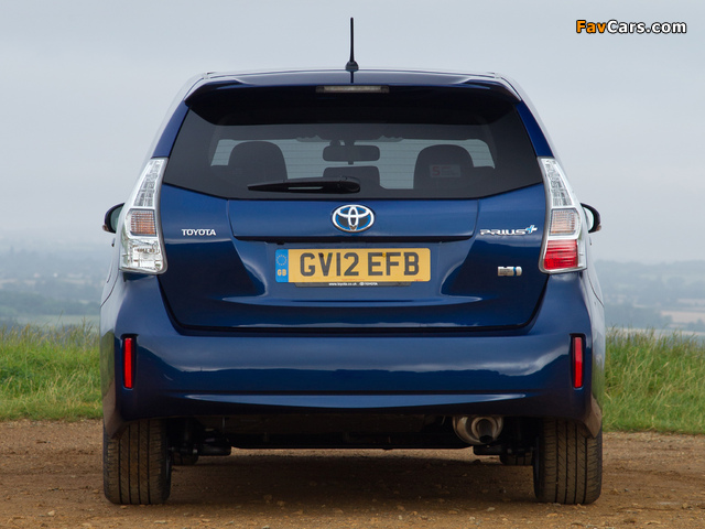 Toyota Prius+ UK-spec (ZVW40W) 2012 photos (640 x 480)