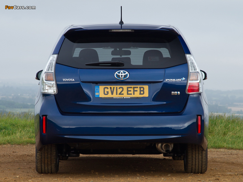 Toyota Prius+ UK-spec (ZVW40W) 2012 photos (800 x 600)