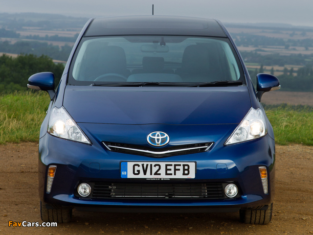 Toyota Prius+ UK-spec (ZVW40W) 2012 pictures (640 x 480)