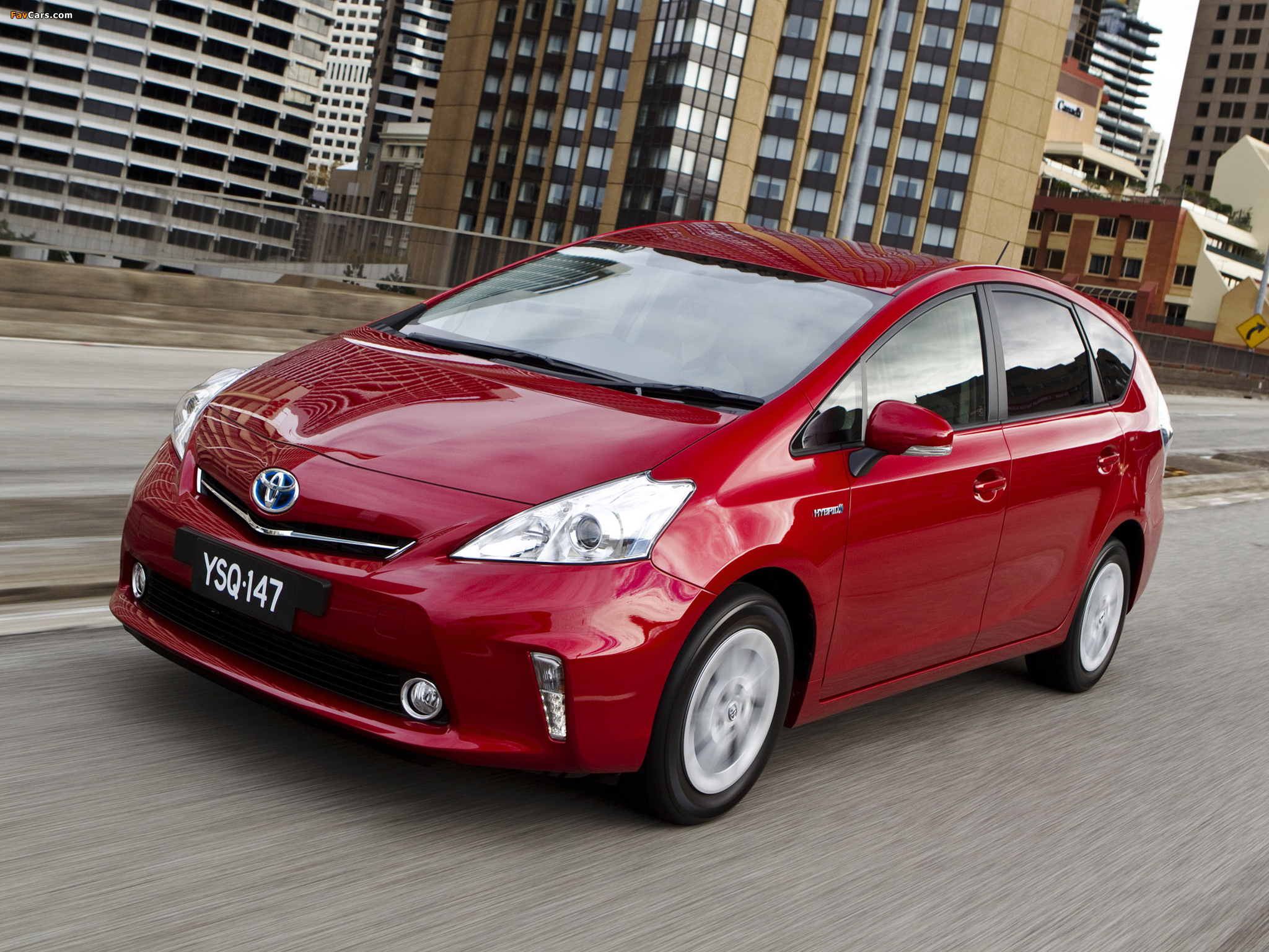 Toyota Prius v AU-spec (ZVW40W) 2012 wallpapers (2048 x 1536)