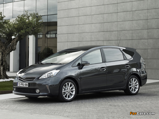 Toyota Prius+ (ZVW40W) 2011 wallpapers (640 x 480)