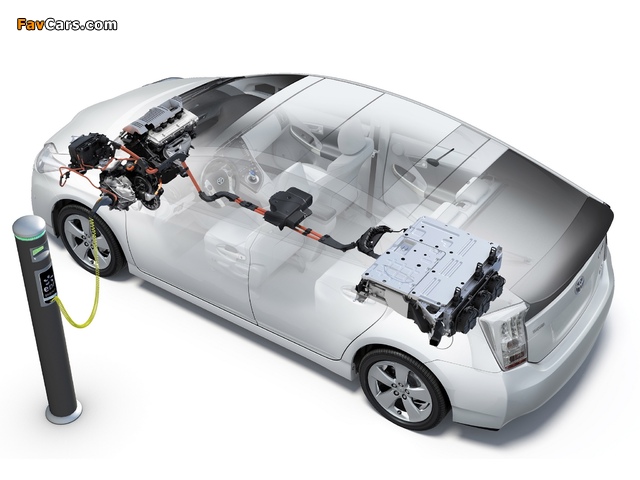 Images of Toyota Prius Plug-In Hybrid Pre-production Test Car UK-spec (ZVW35) 2009–10 (640 x 480)