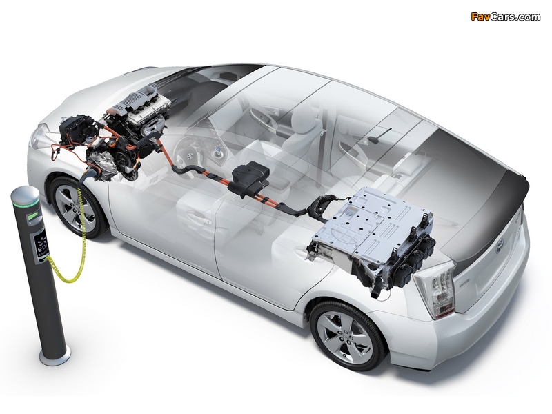 Images of Toyota Prius Plug-In Hybrid Pre-production Test Car UK-spec (ZVW35) 2009–10 (800 x 600)