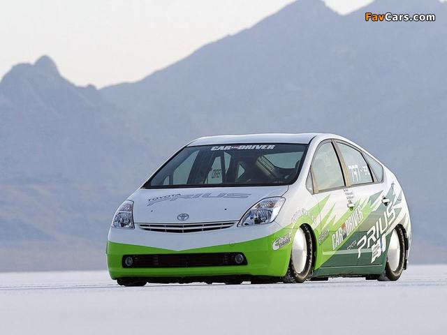 Photos of Toyota Prius Land Speed Record Car (NHW20) 2004 (640 x 480)