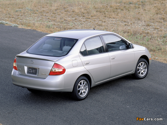 Toyota Prius US-spec (NHW11) 2000–03 photos (640 x 480)