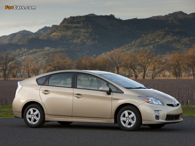 Toyota Prius US-spec (ZVW30) 2009–11 photos (640 x 480)