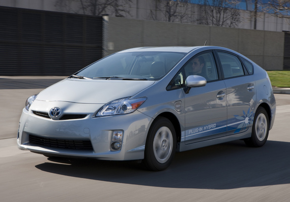 Toyota Prius Plug-In Hybrid Pre-production Test Car US-spec (ZVW35) 2009–10 photos
