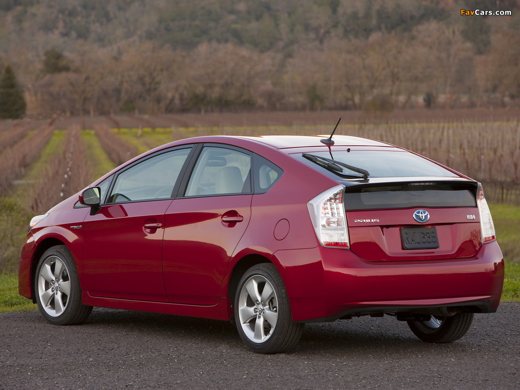 Toyota Prius US-spec (ZVW30) 2009–11 wallpapers (1024 x 768)