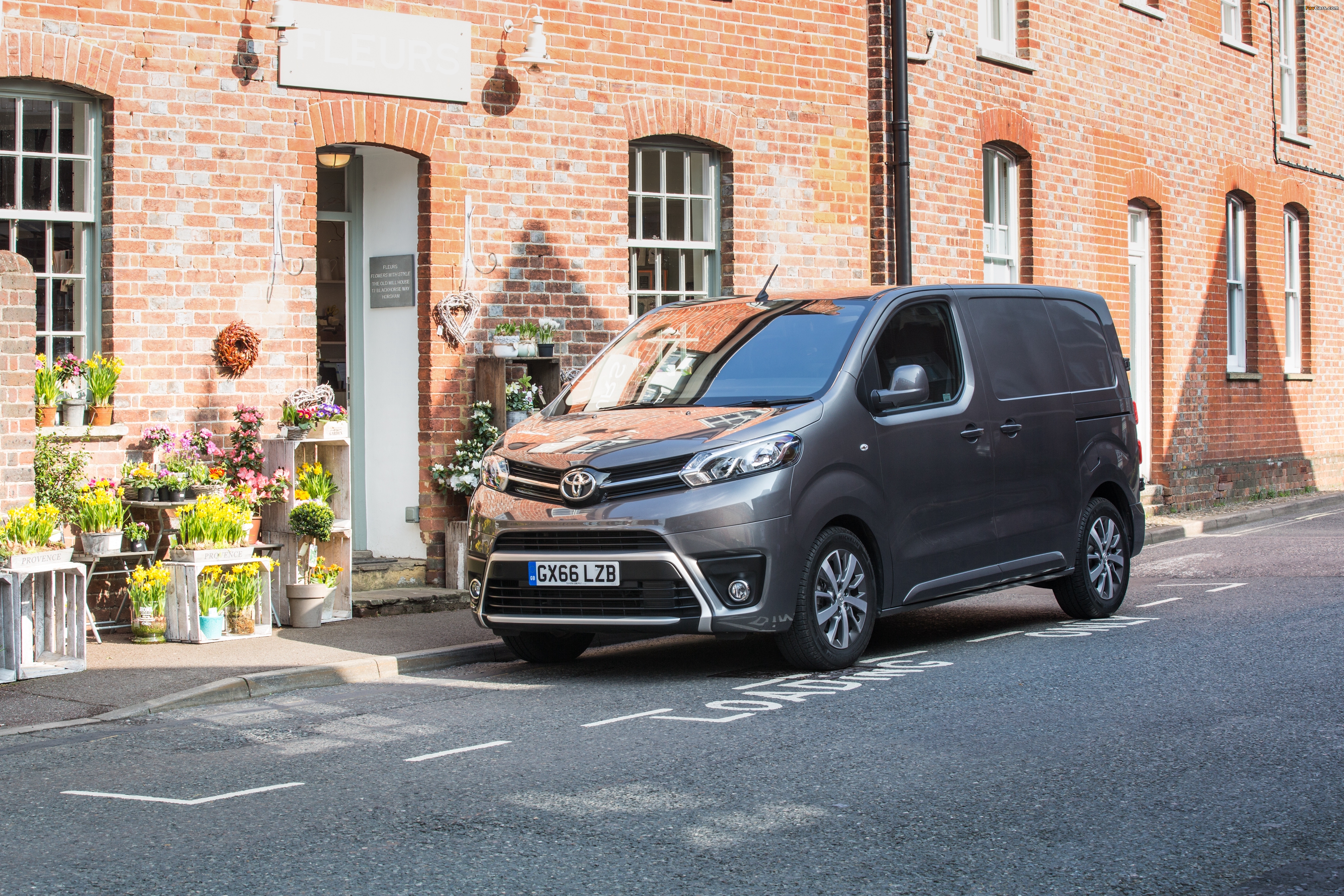 Photos of Toyota ProAce Van Compact UK-spec 2017 (4096 x 2731)