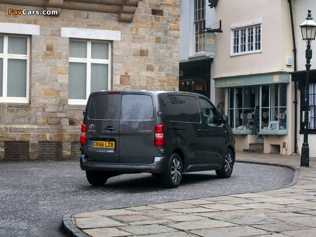 Toyota ProAce Van Compact UK-spec 2017 wallpapers (640 x 480)