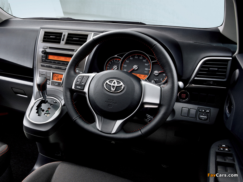 Toyota Ractis S 2010–11 wallpapers (800 x 600)