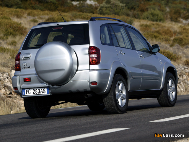 Photos of Toyota RAV4 5-door 2003–05 (640 x 480)