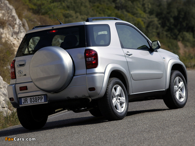 Pictures of Toyota RAV4 3-door 2003–05 (640 x 480)