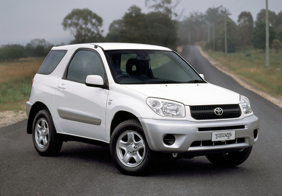 Pictures of Toyota RAV4 CV 3-door AU-spec 2003–05