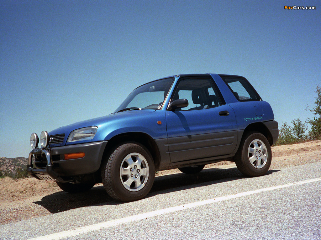 Toyota RAV4 3-door US-spec 1994–97 wallpapers (1024 x 768)