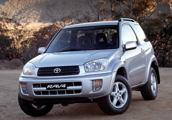 Toyota RAV4 Cruiser 3-door AU-spec 2000–03 images