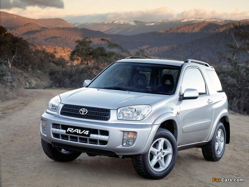 Toyota RAV4 Cruiser 3-door AU-spec 2000–03 pictures (800 x 600)