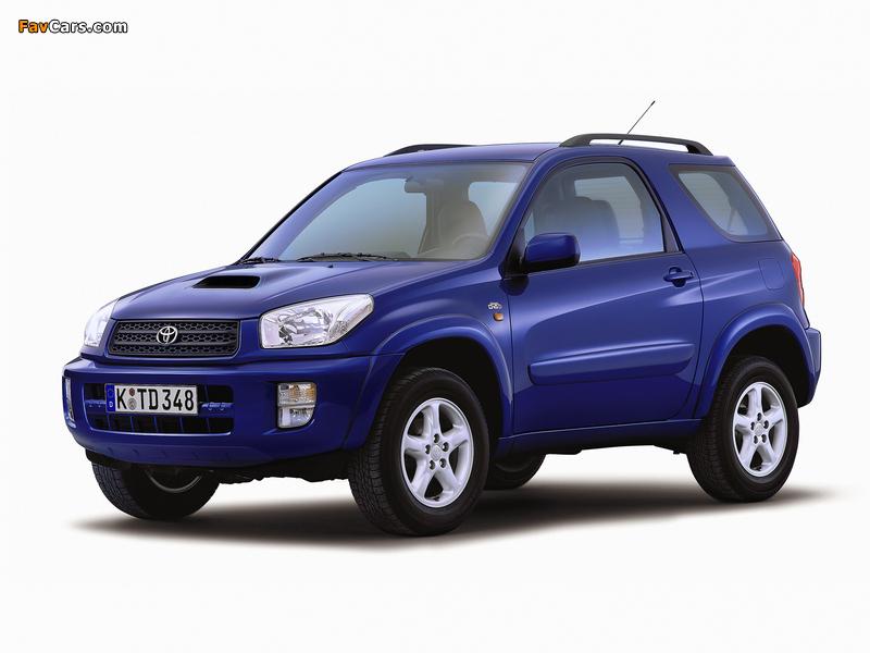 Toyota RAV4 3-door 2000–03 pictures (800 x 600)