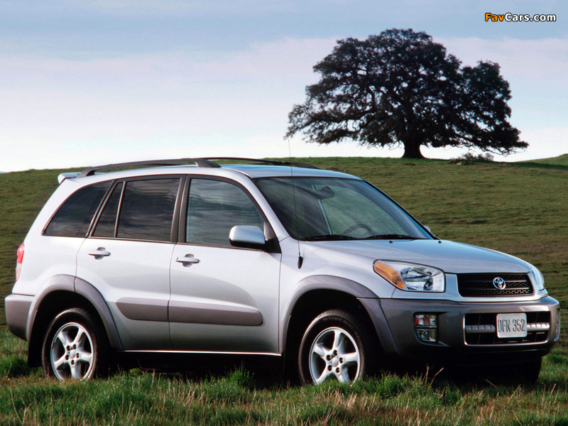 Toyota RAV4 US-spec 2000–03 wallpapers (800 x 600)