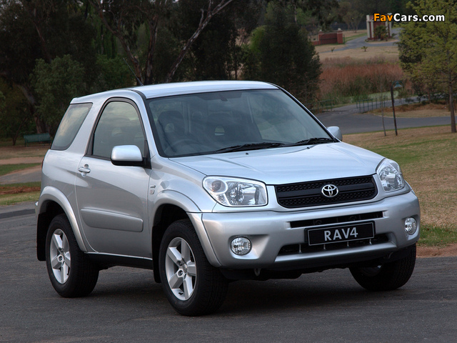 Toyota RAV4 3-door ZA-spec 2003–05 photos (640 x 480)