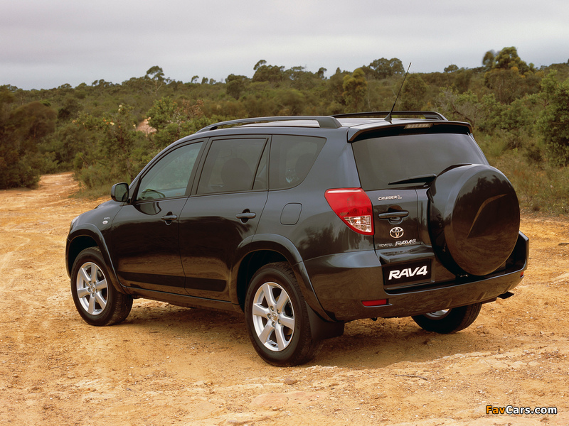 Toyota RAV4 AU-spec 2006–08 pictures (800 x 600)